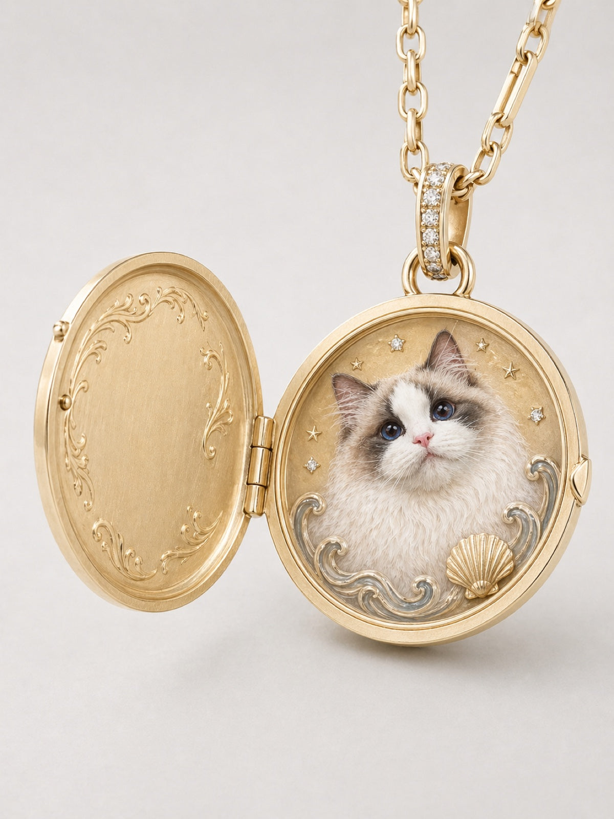 Ocean Memory Pet Locket
