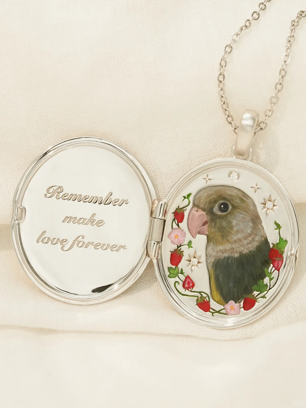 Forever Love Pet Portrait Locket image 1