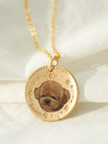Engraved Memory Pet Portrait Pendant image 1