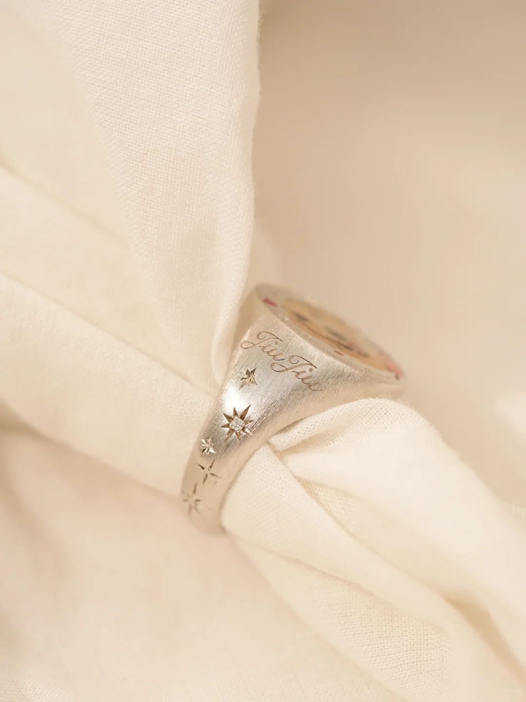 Custom Pet Portrait Ring 260617.12 - view 1