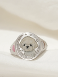 Custom Pet Portrait Ring 260617.7 - view 1