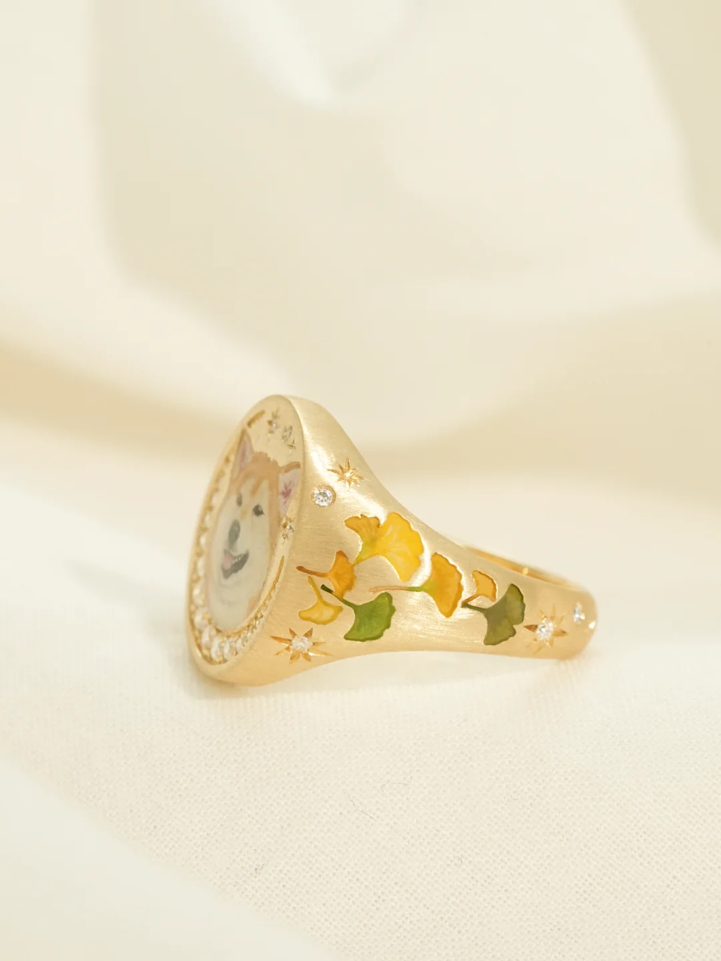 Custom Pet Portrait Ring 260617.6 - view 3