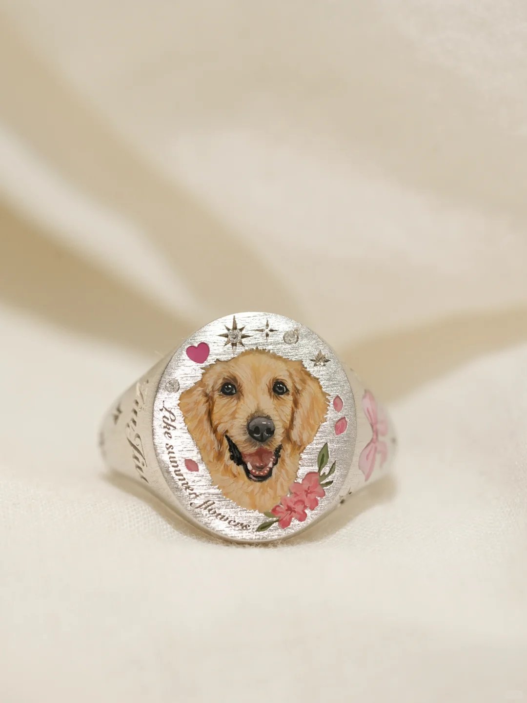 Custom Pet Portrait Ring 260617.12 - view 4