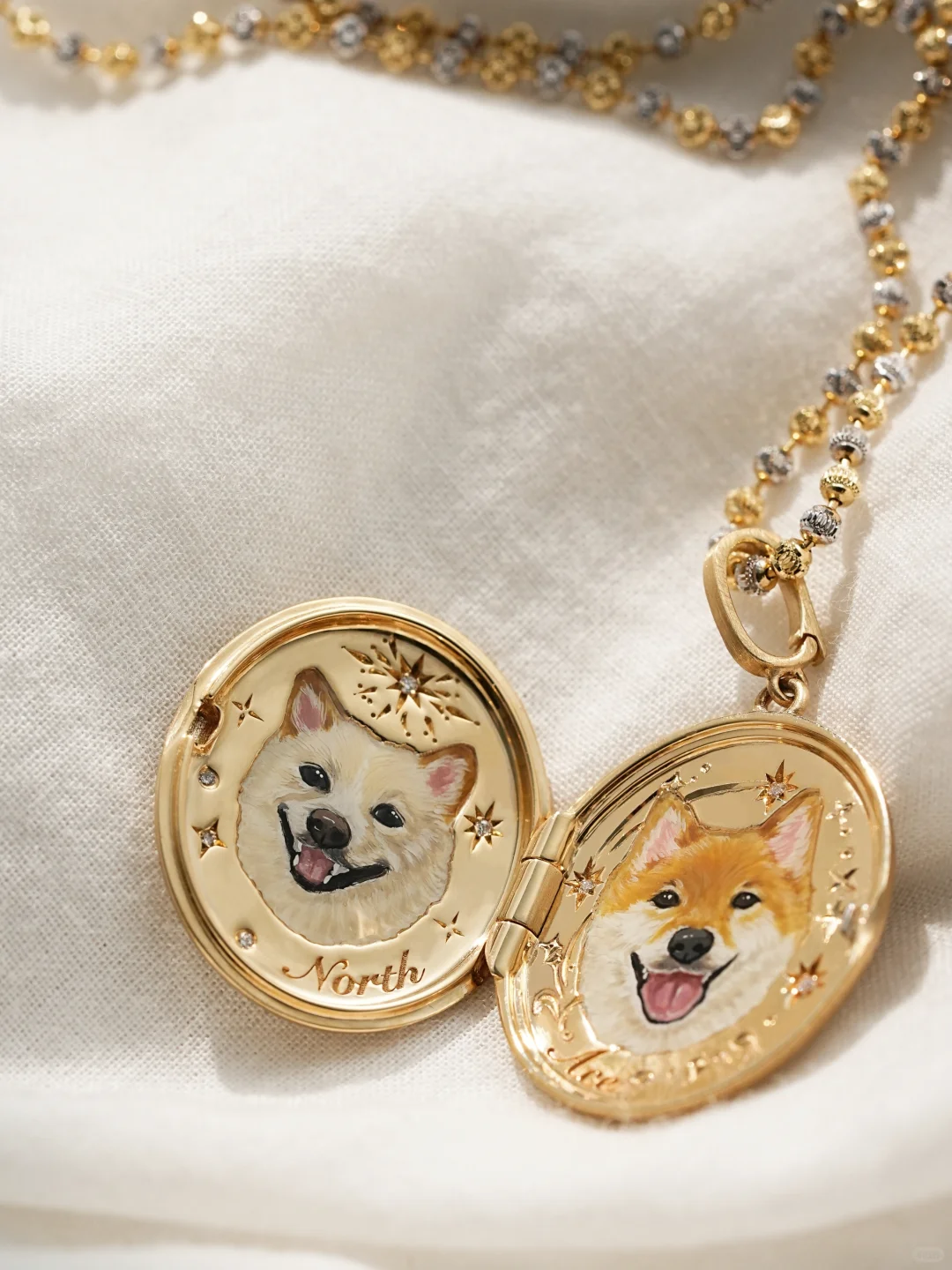 Two Hearts Pet Locket - view 2